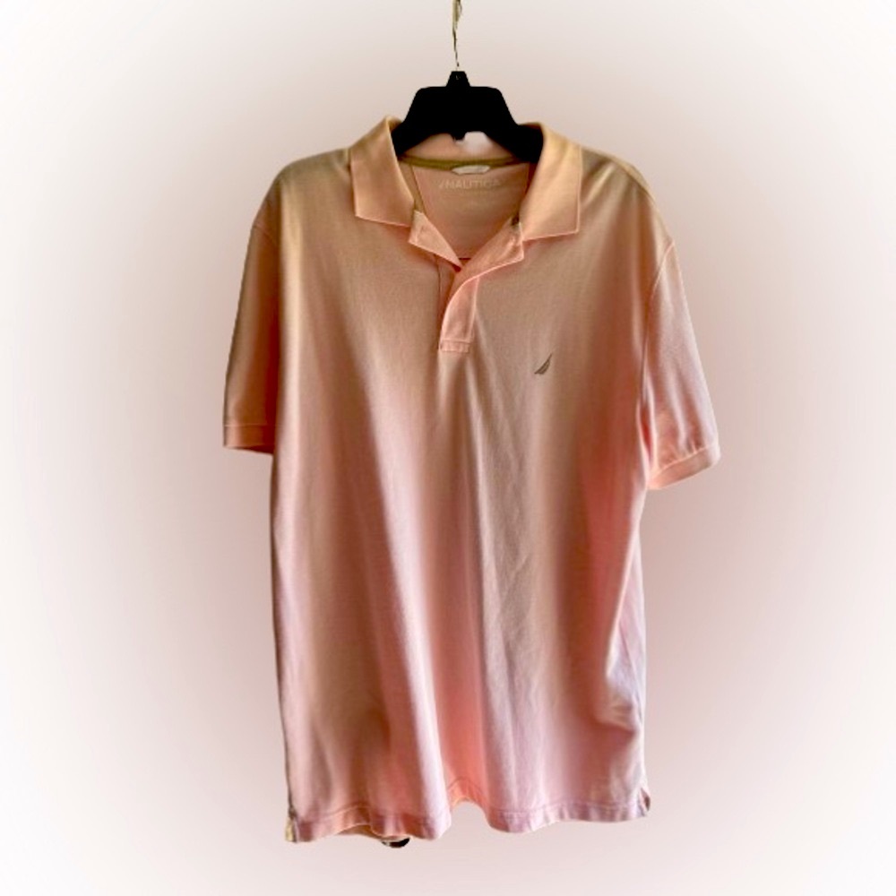 Nautica‎ Performance Deck Classic Fit Short Sleeve 2 Button Polo Men’s Large